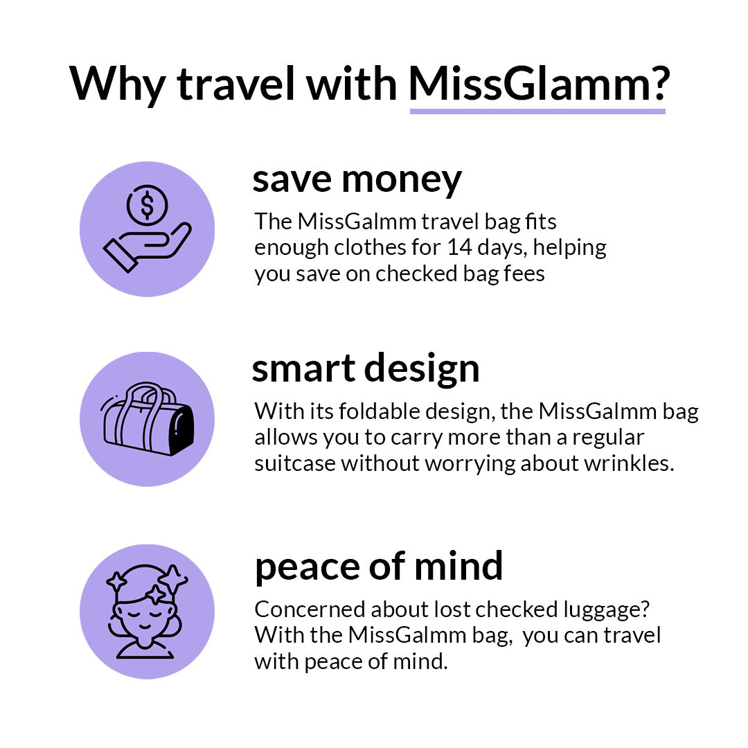 MissGlamm Travel Bag